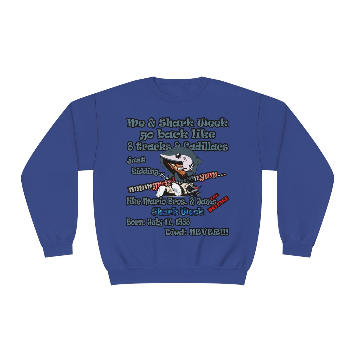 shark week - Unisex NuBlend® Crewneck Sweatshirt
