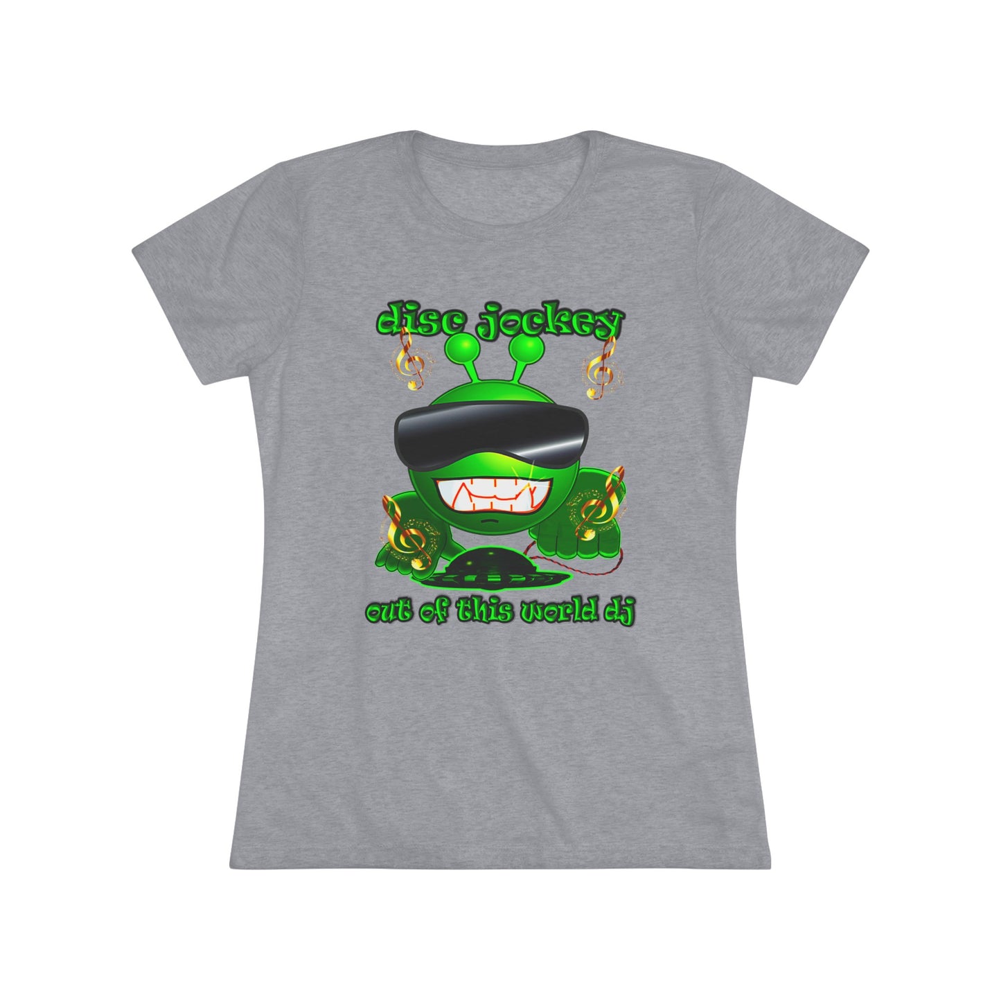 disc jockey - Women's Triblend Tee