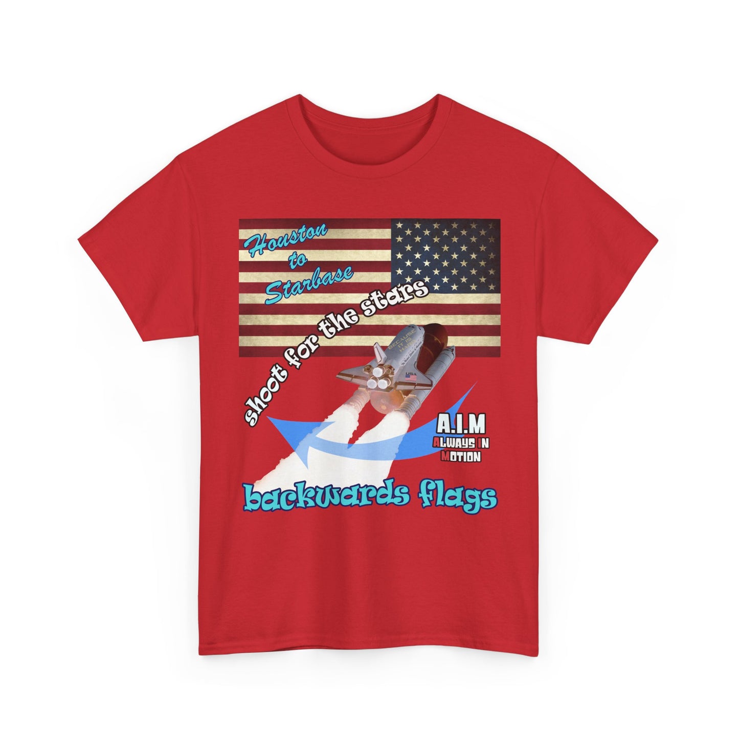 shoot for the stars - Unisex Heavy Cotton Tee