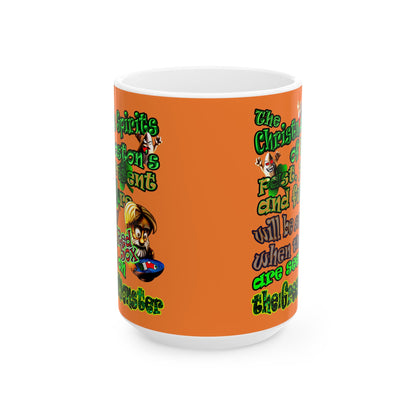christmas spirits of boston - White Mug (crusta)