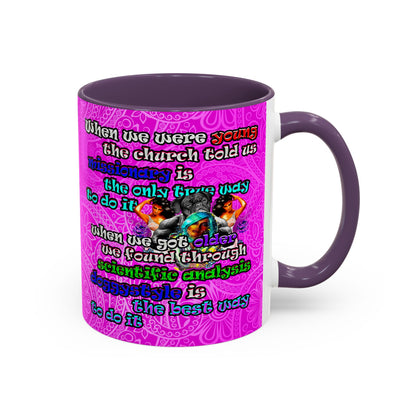 doggystyle - Accent Mug (pink swirl)