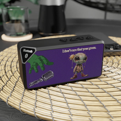 I don't care that your green - Jabba Bluetooth Speaker (purple)