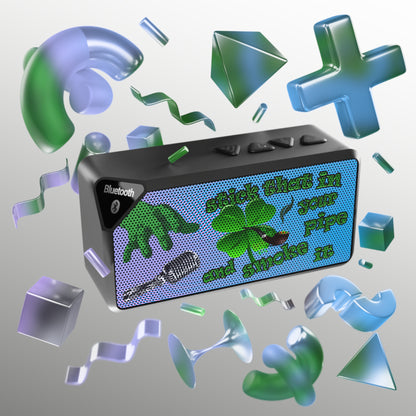 stick that in your pipe and smoke it - Jabba Bluetooth Speaker (light blue-purple wave)