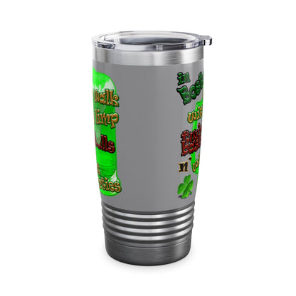 celtics logo - Ringneck Tumbler, 20oz (grey)