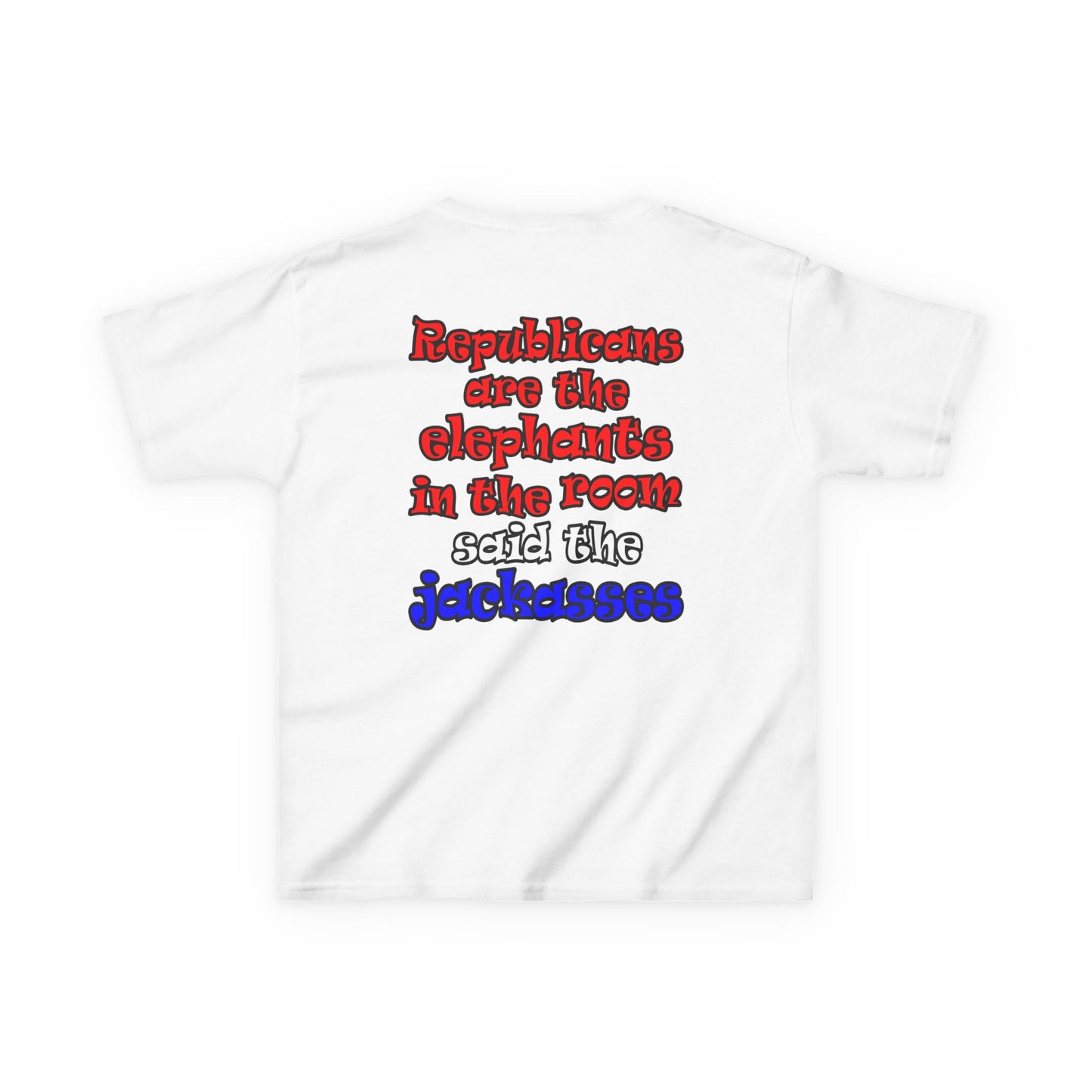 donkeys and elephants - Kids Heavy Cotton™ Tee