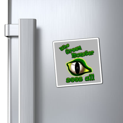 green monster - Magnets - (light grey)