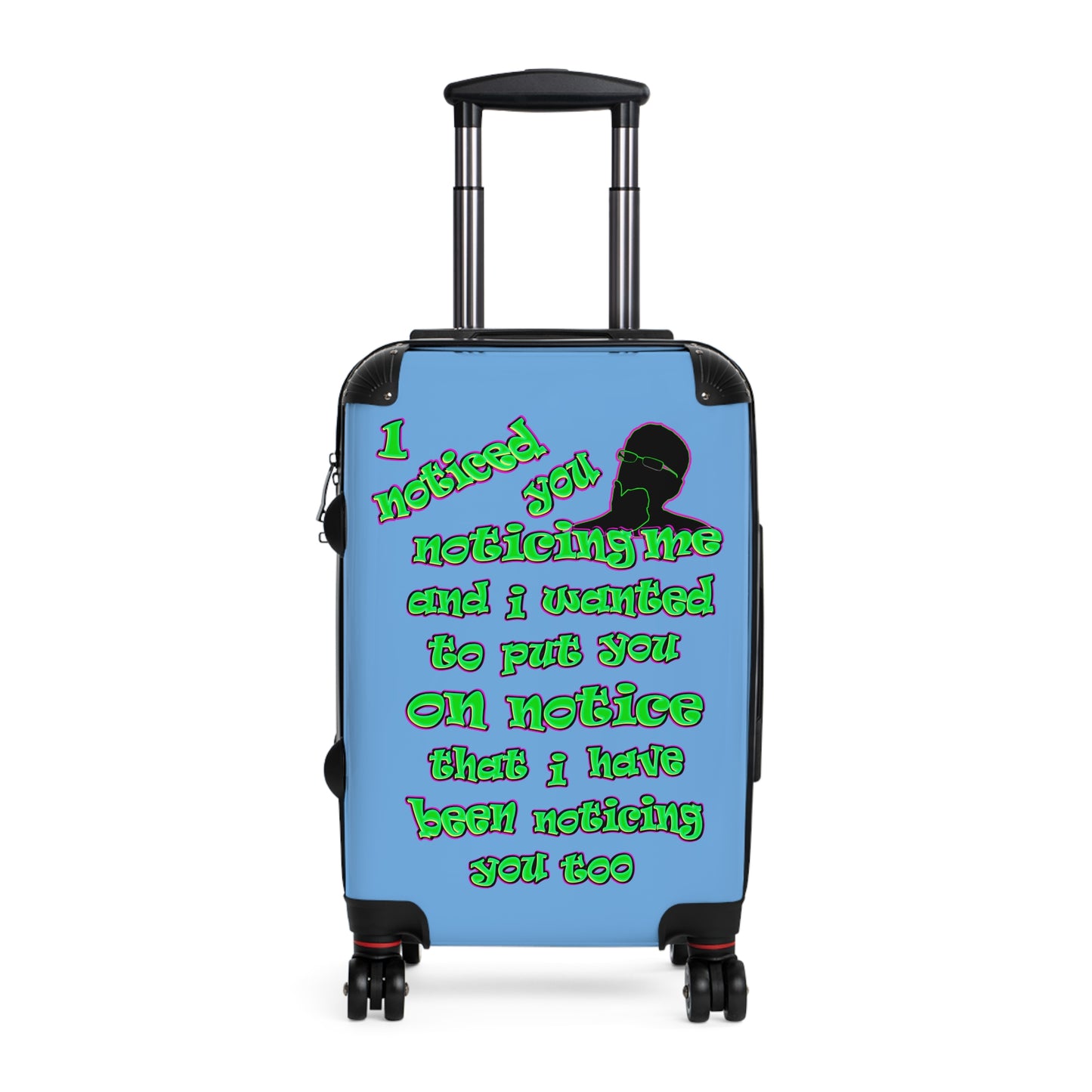 noticed you noticing - Suitcase (light blue)