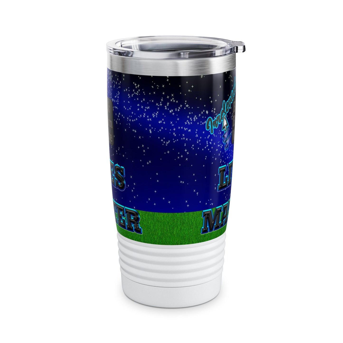 irrelevant - Ringneck Tumbler, 20oz ('snoops' background)