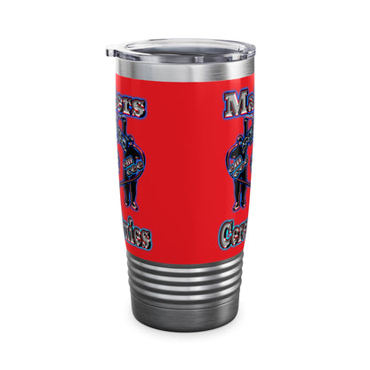em cee squared - Ringneck Tumbler, 20oz (red)