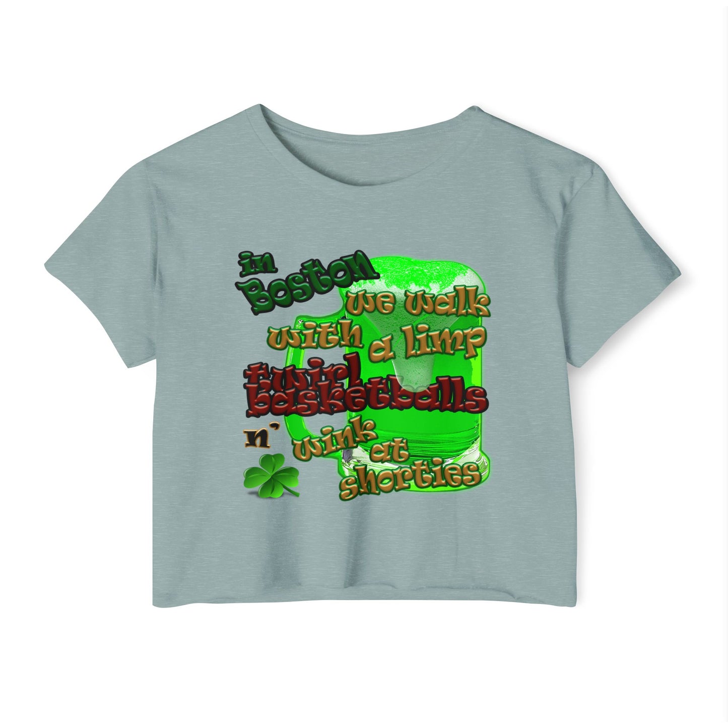 celtics logo - Women's Festival Crop Top
