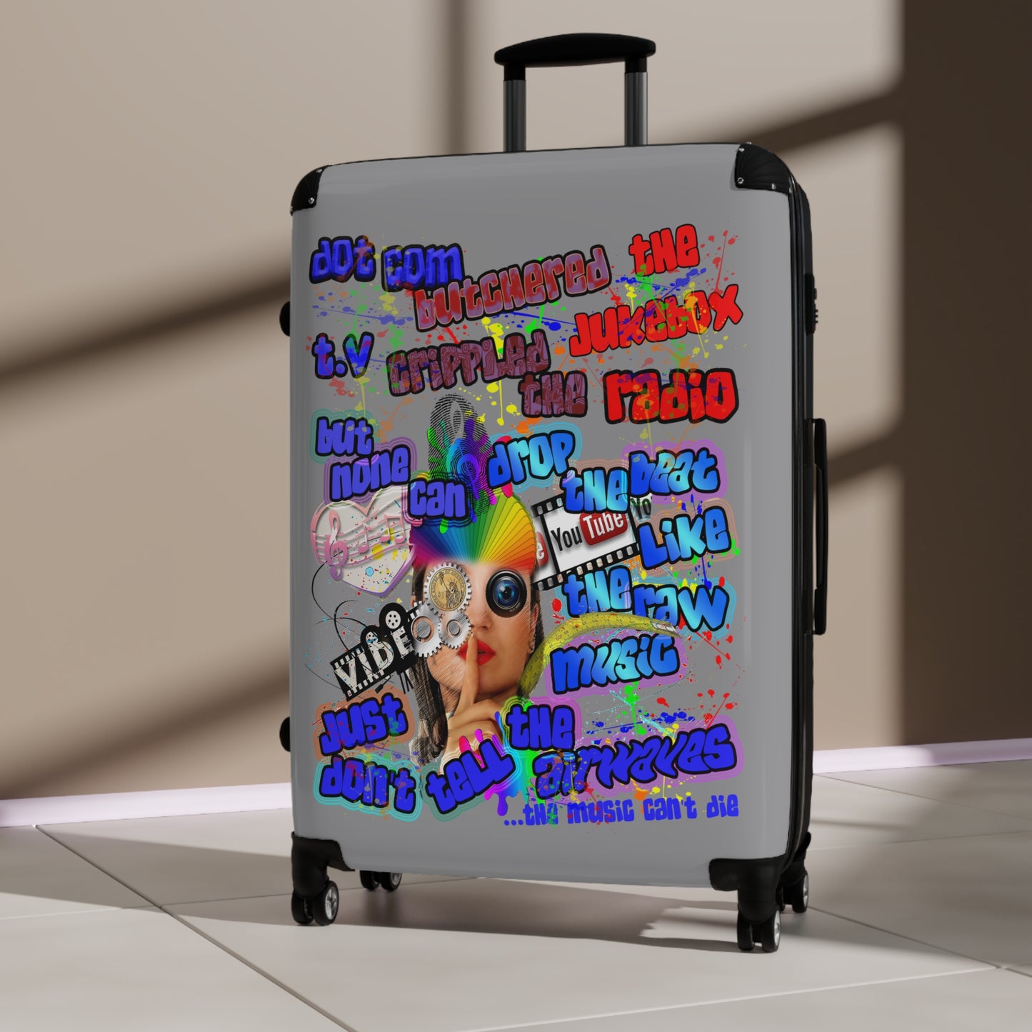 drop the beat - Suitcase (grey)