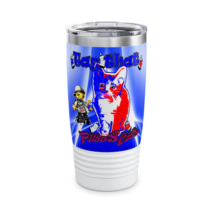 tag that - Ringneck Tumbler, 20oz (blue-white wave)