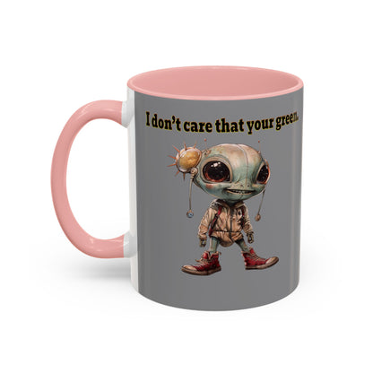 I don't care that your grey - Accent Mug (grey)