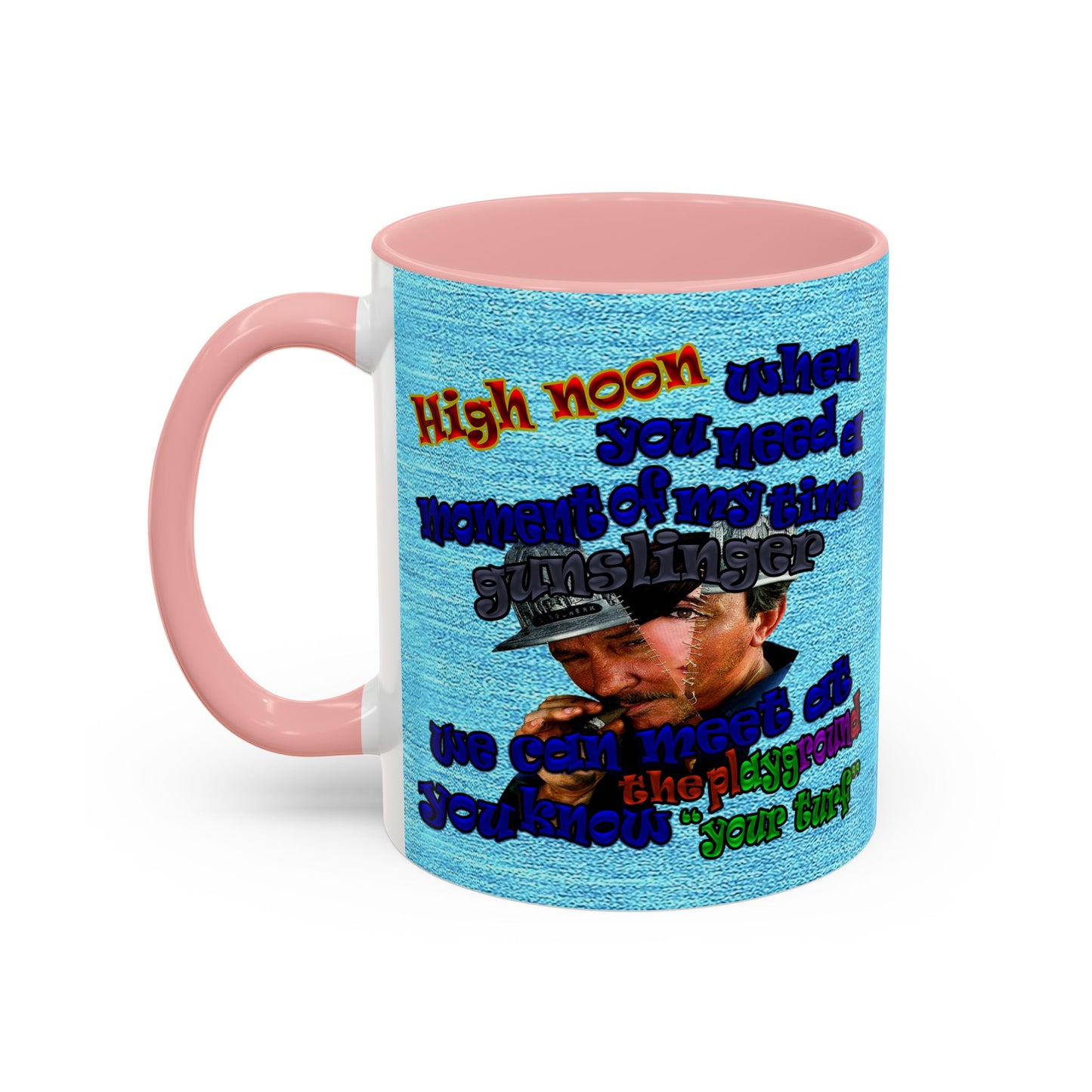 high noon - Accent Mug (faded blue)