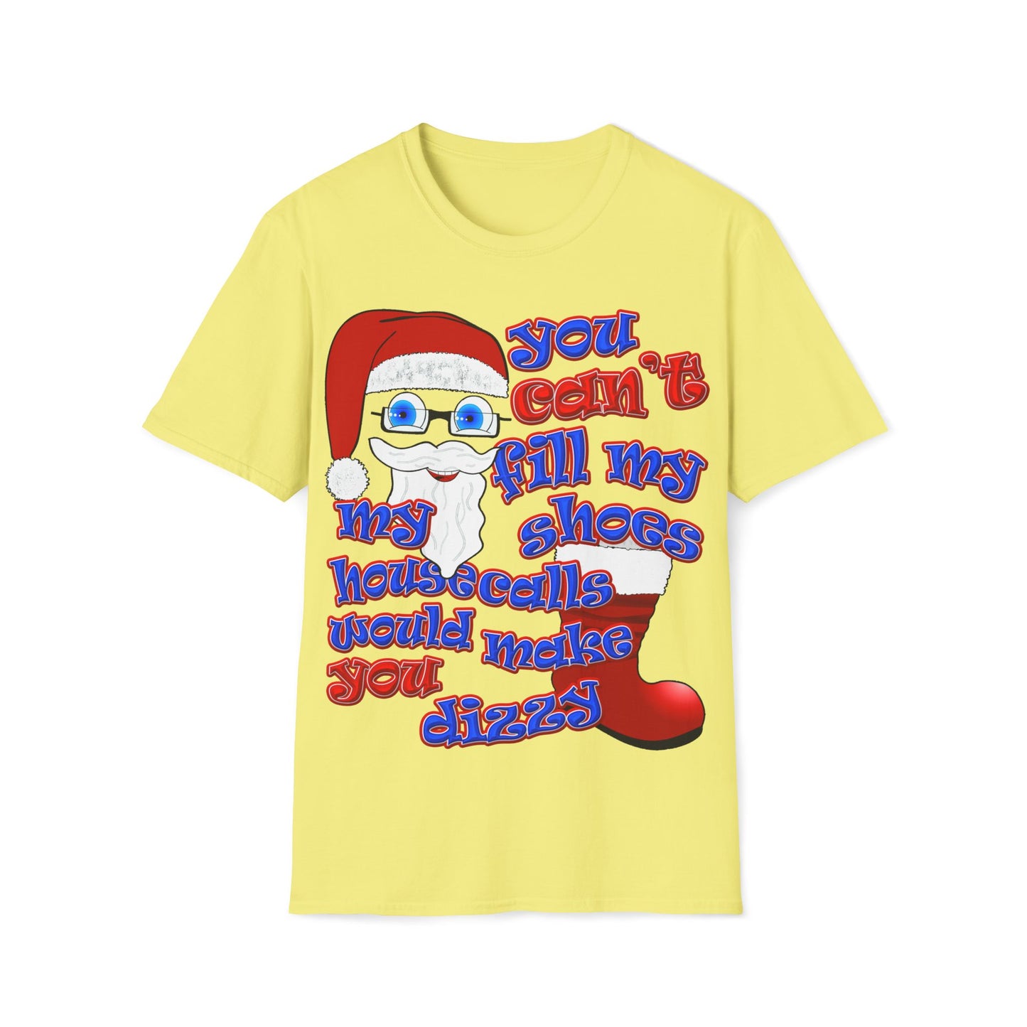 santa's shoes - Unisex Softstyle T-Shirt