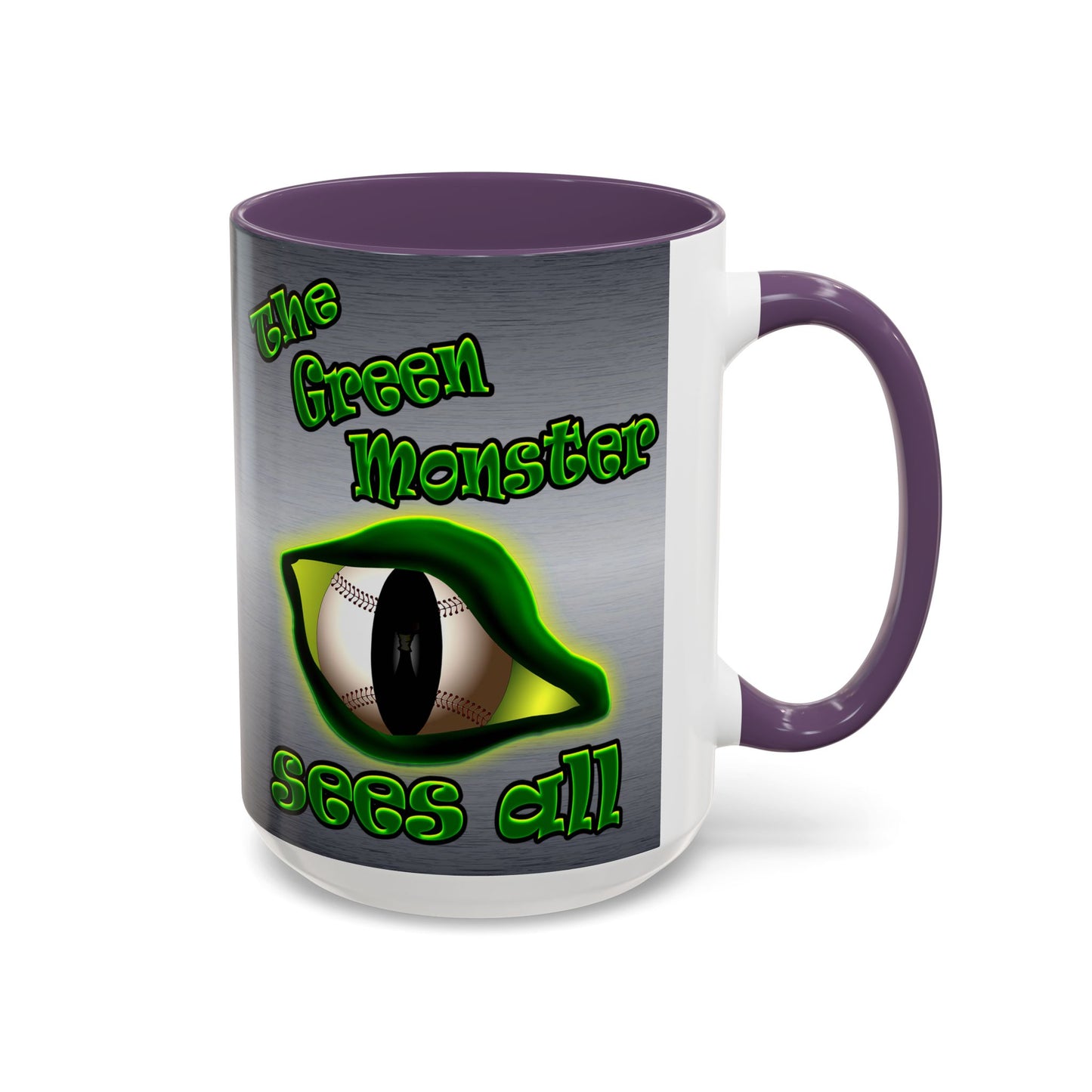 green monster - Accent Mug (brushed nickel)