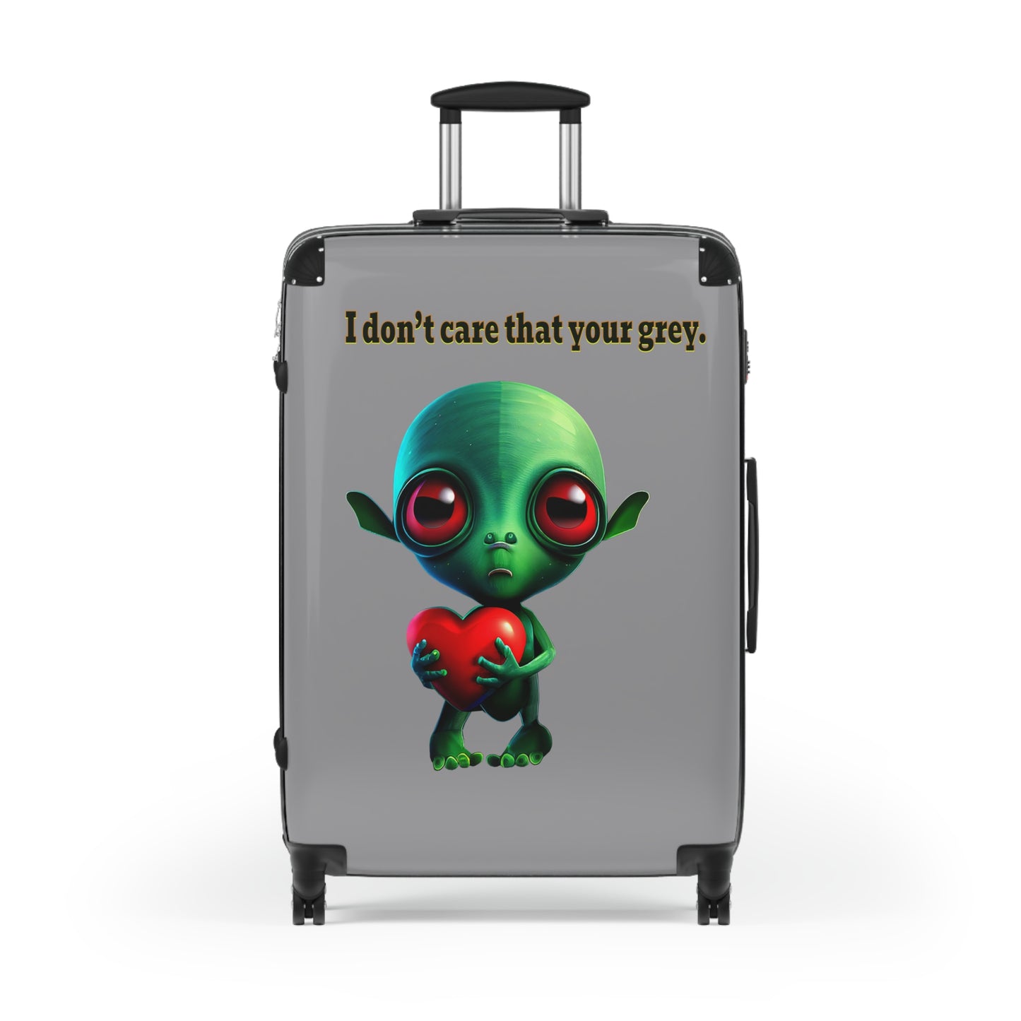 I don't care that your grey - Suitcase (grey)