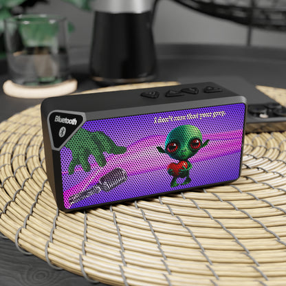 I don't care that your grey - Jabba Bluetooth Speaker (purple-pink wave)