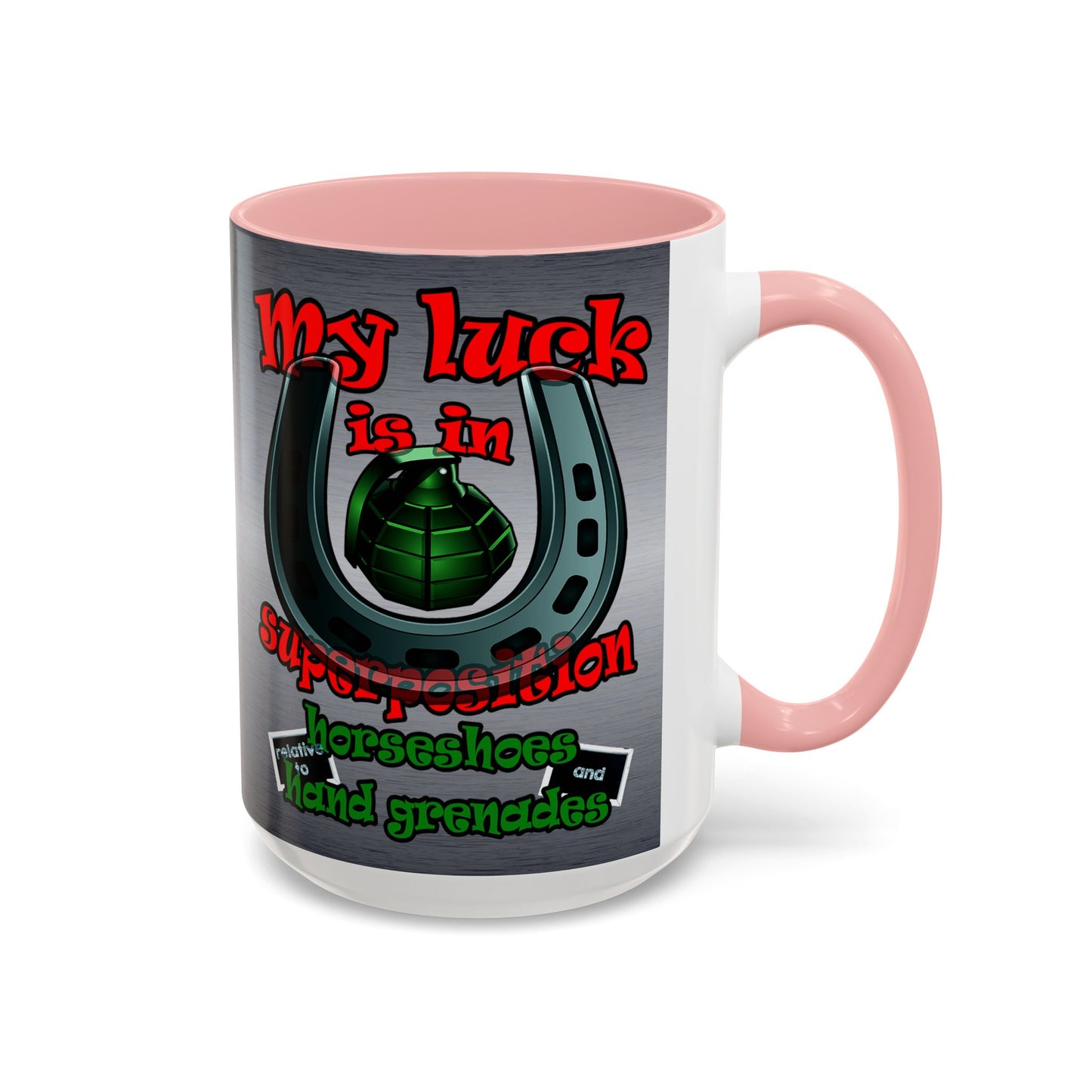 my luck - Accent Mug (brushed nickel)