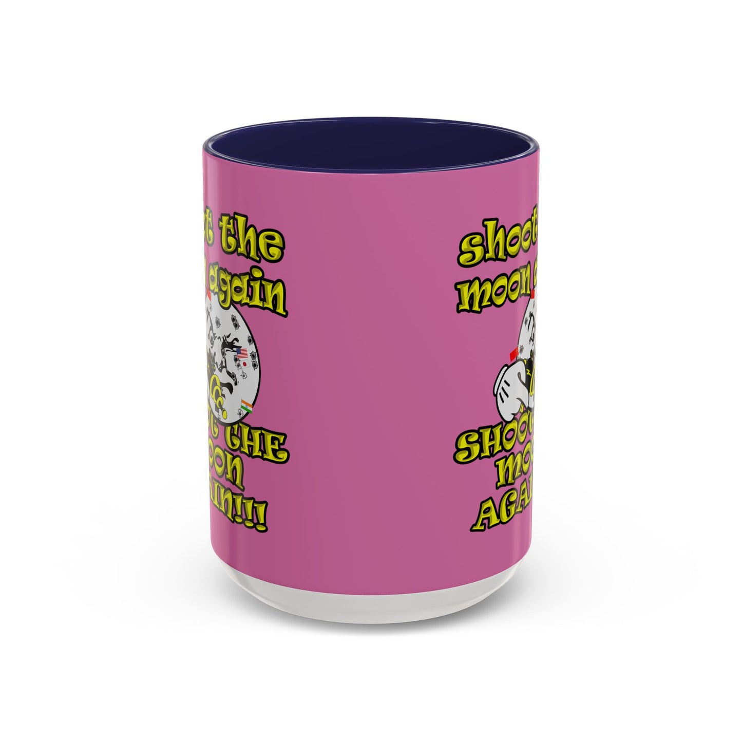 shoot the moon again - Accent Mug (light pink)