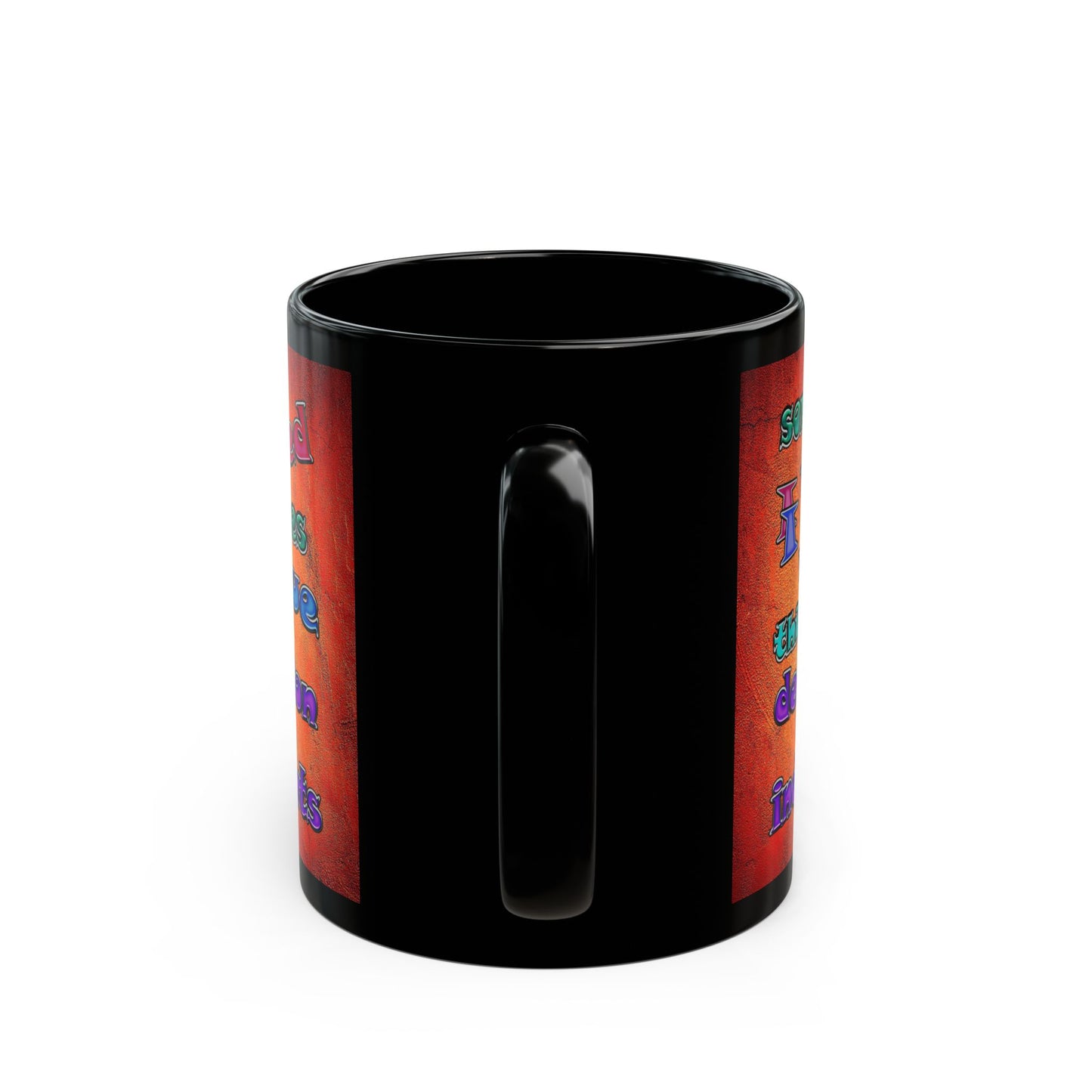 declaration of the independents - Black Mug (burnt orange)