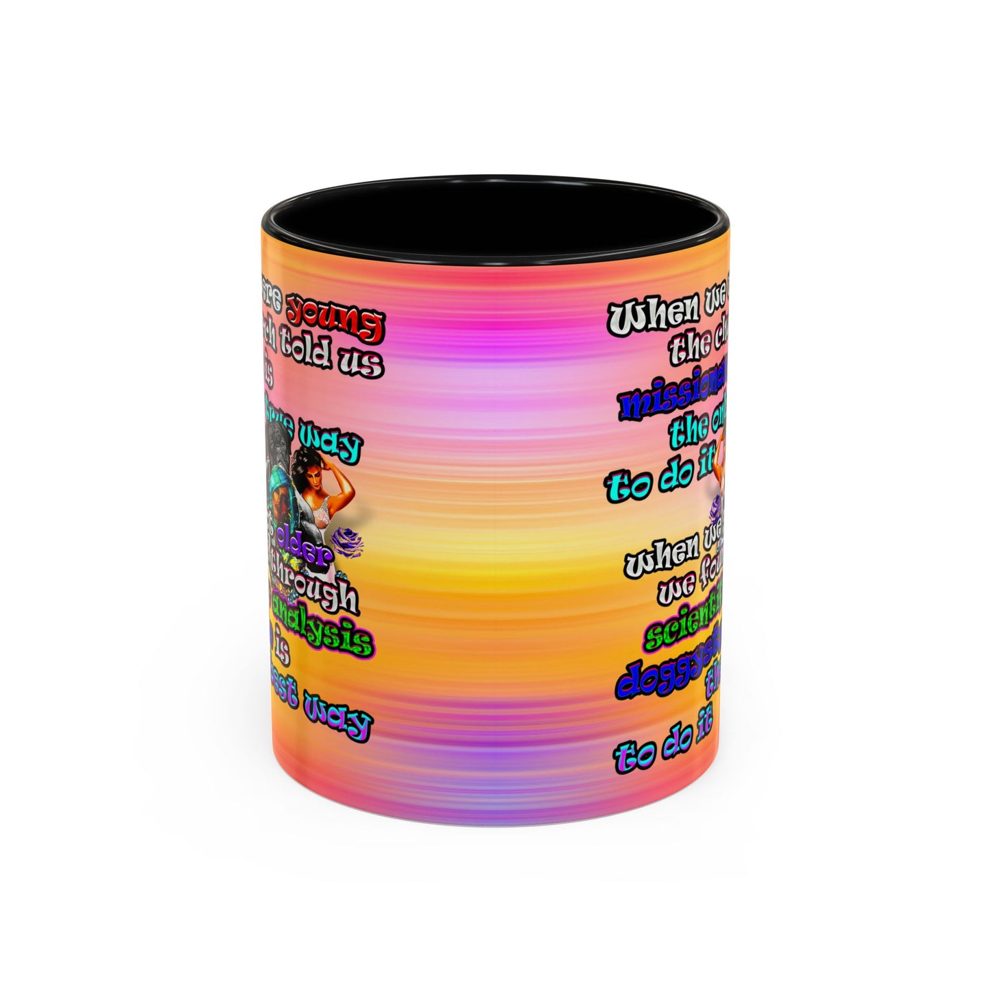 doggystyle - Accent Mug (color blur)