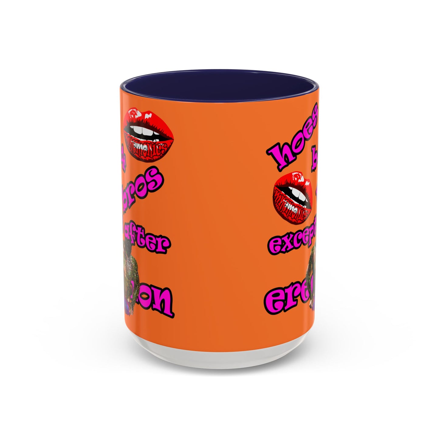 hoes b4 bros - Accent Mug (crusta)