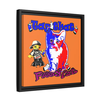 tag that - framed canvas art (crusta)