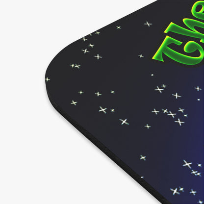green monster - Mouse Pad (Rectangle) ('snoops' background)