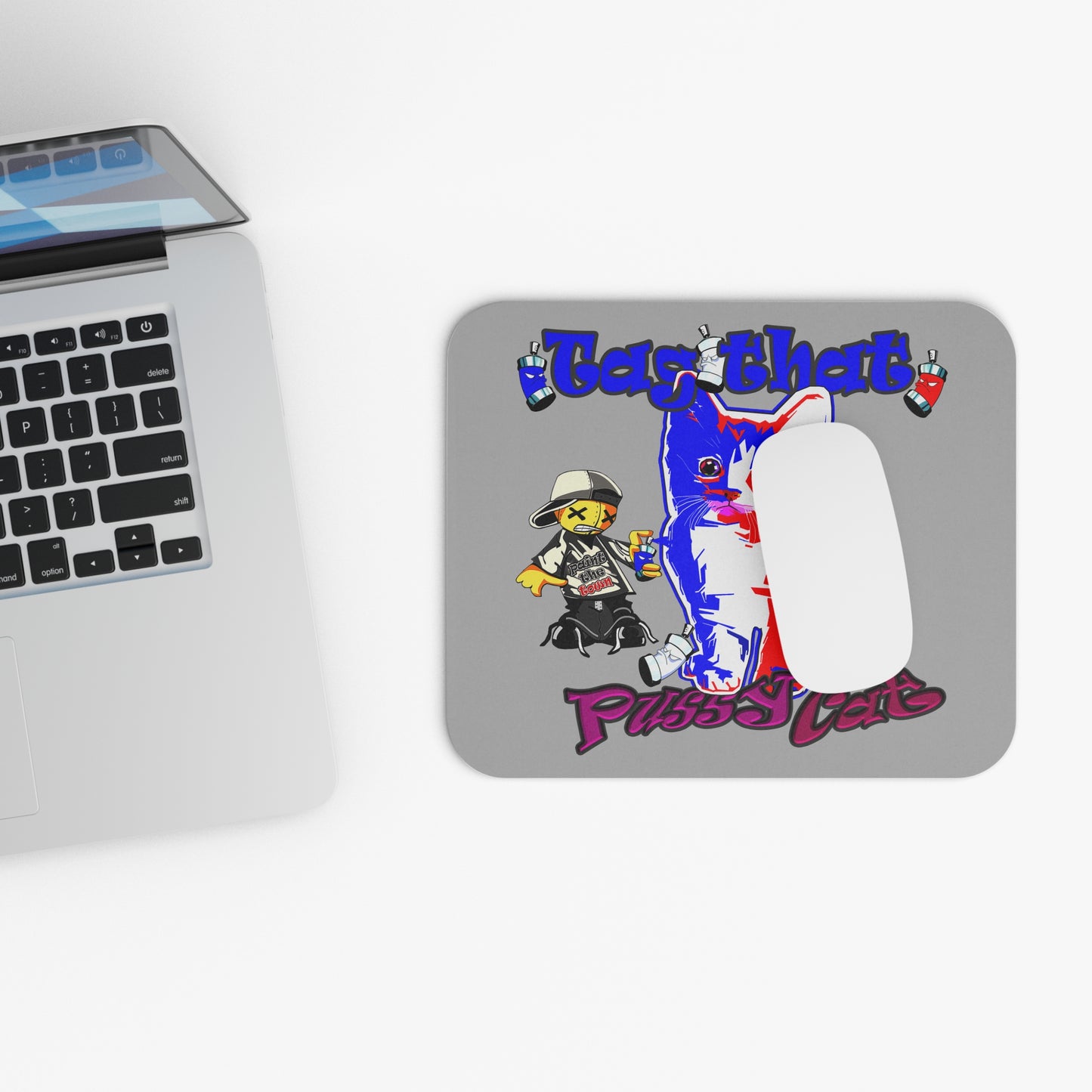 tag that - Mouse Pad (Rectangle) (light grey)