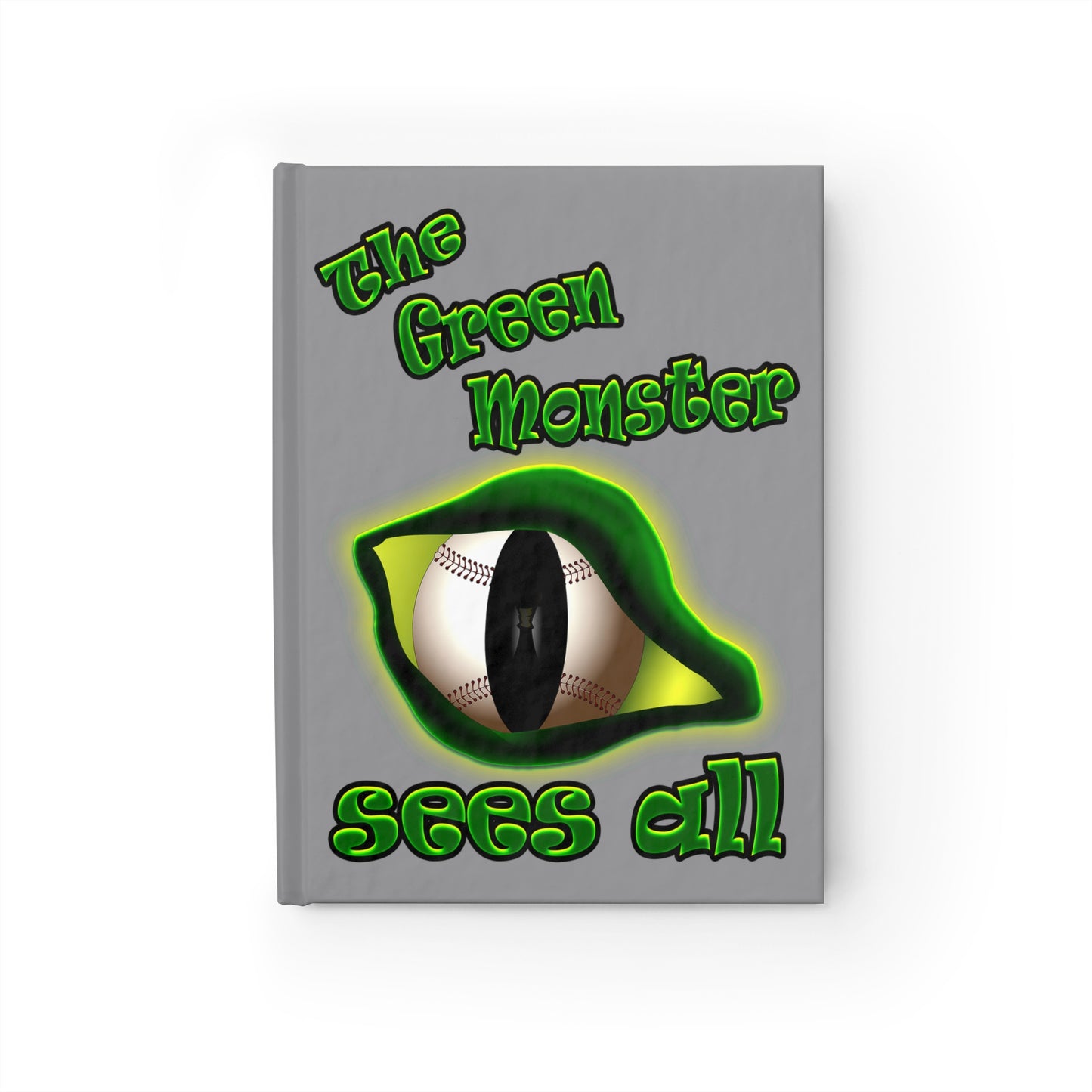 green monster - journal-lined (grey)