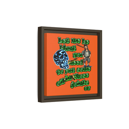 og - framed canvas art (orange)