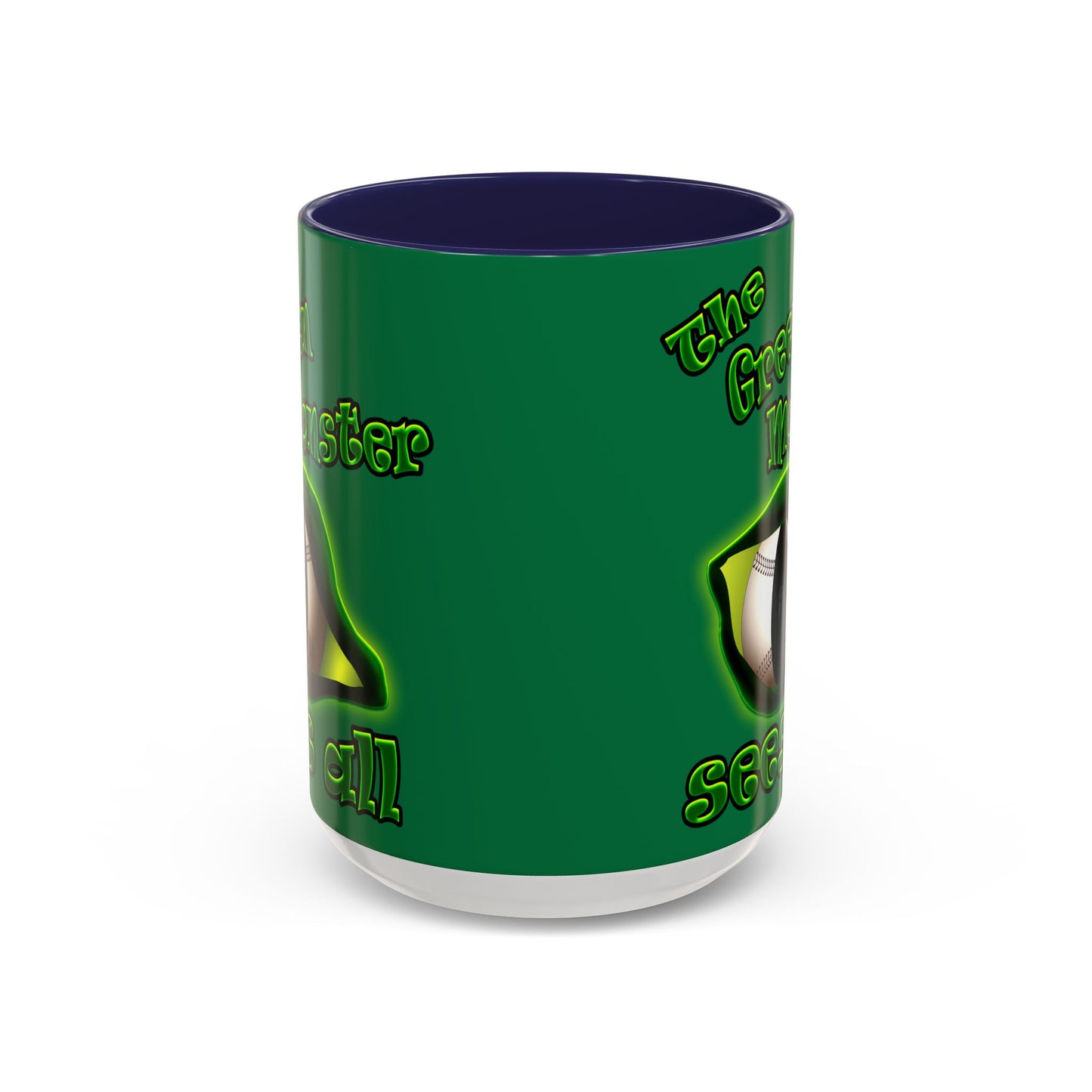 green monster - Accent Mug (dark green)