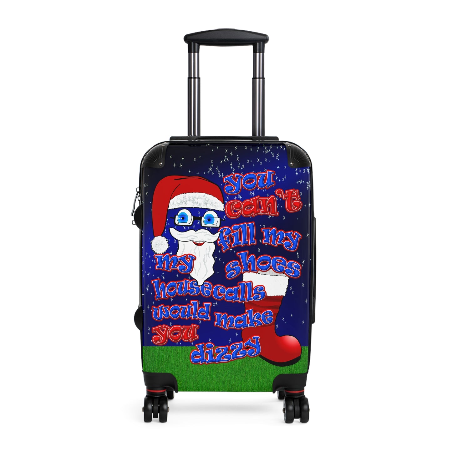 santa's shoes - Suitcase ('snoops' background)