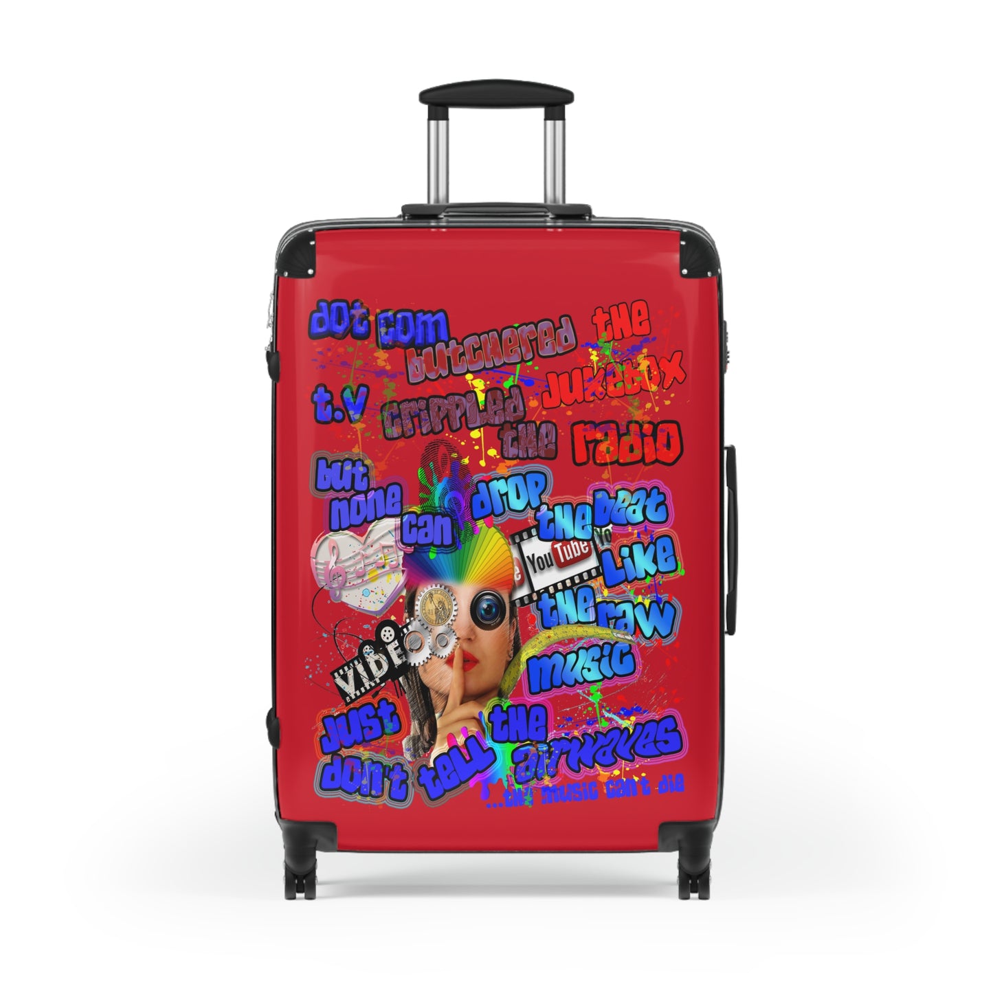 drop the beat - Suitcase (dark red)