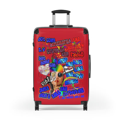 drop the beat - Suitcase (dark red)