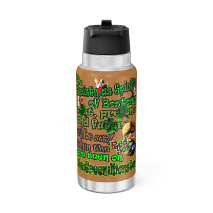 christmas spirits of boston - Gator Tumbler, 32oz (light brown)