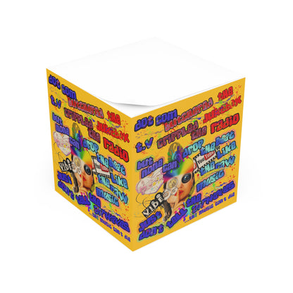 drop the beat - note cube (yellow)