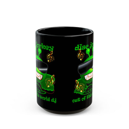 disc jockey - Black Mug (black)