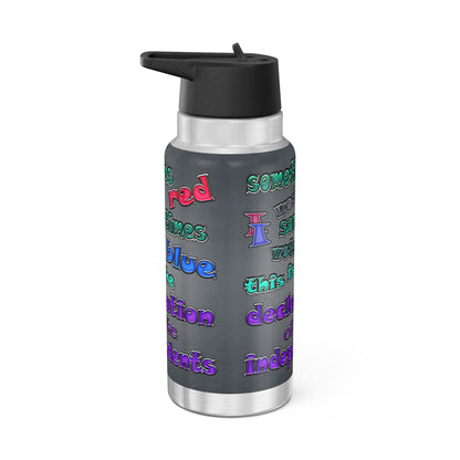 declaration of the independents - Gator Tumbler, 32oz  (grey-light grey)
