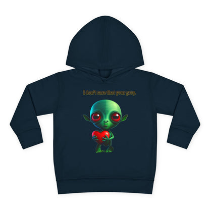 I don't care that your grey - Toddler Pullover Fleece Hoodie