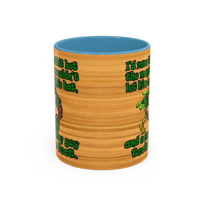 turtle race - Accent Mug (butterscotch wood finish)