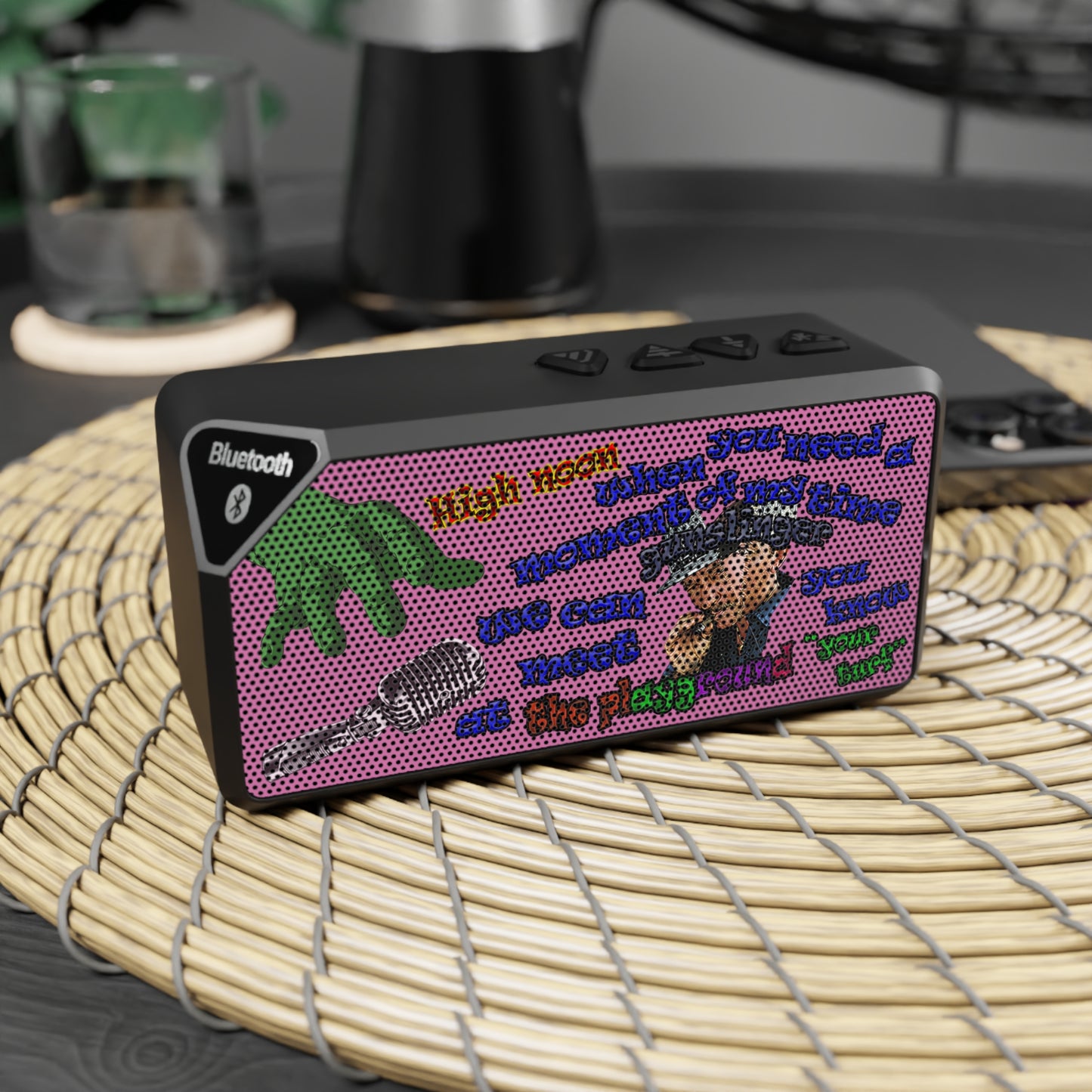 high noon - Jabba Bluetooth Speaker (light pink)