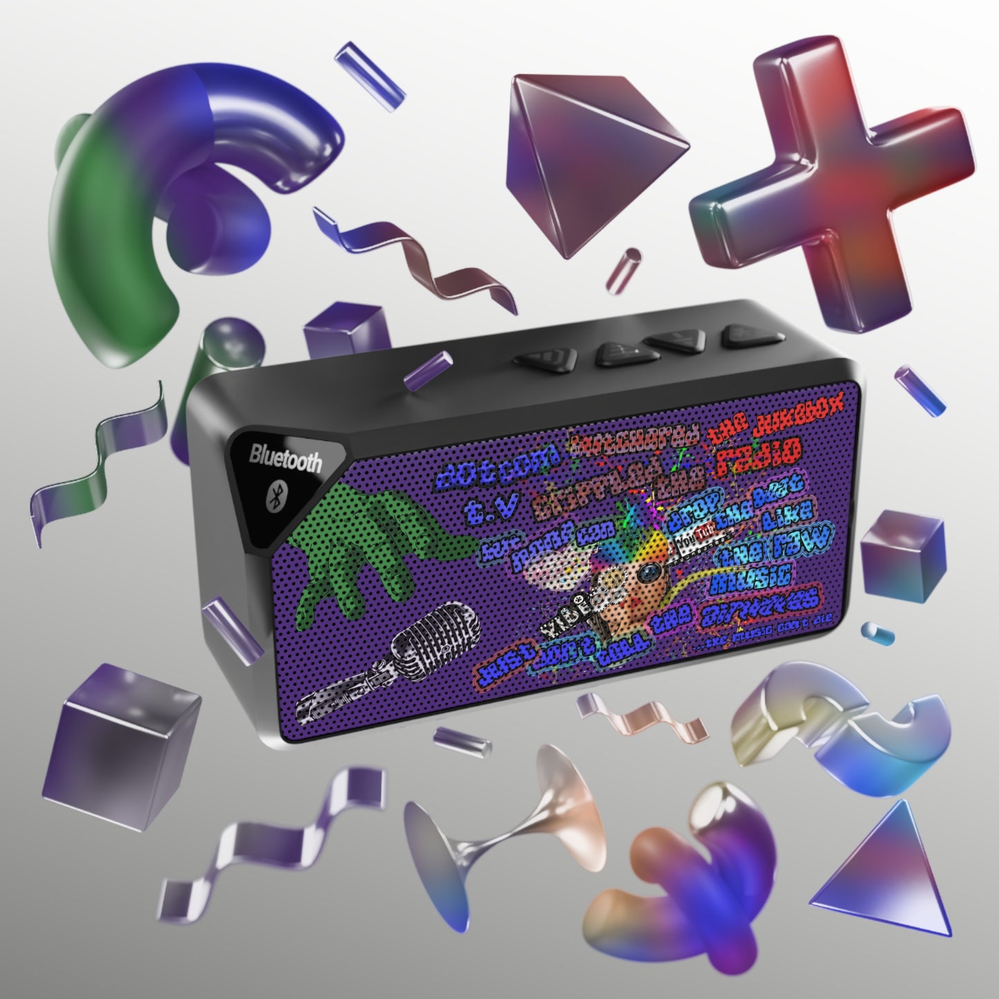 drop the beat - Jabba Bluetooth Speaker (purple)
