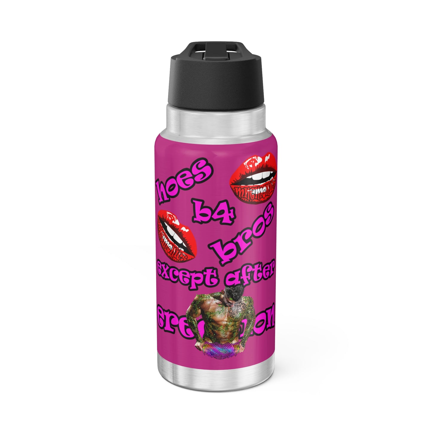 hoes b4 bros - Gator Tumbler, 32oz (pink)
