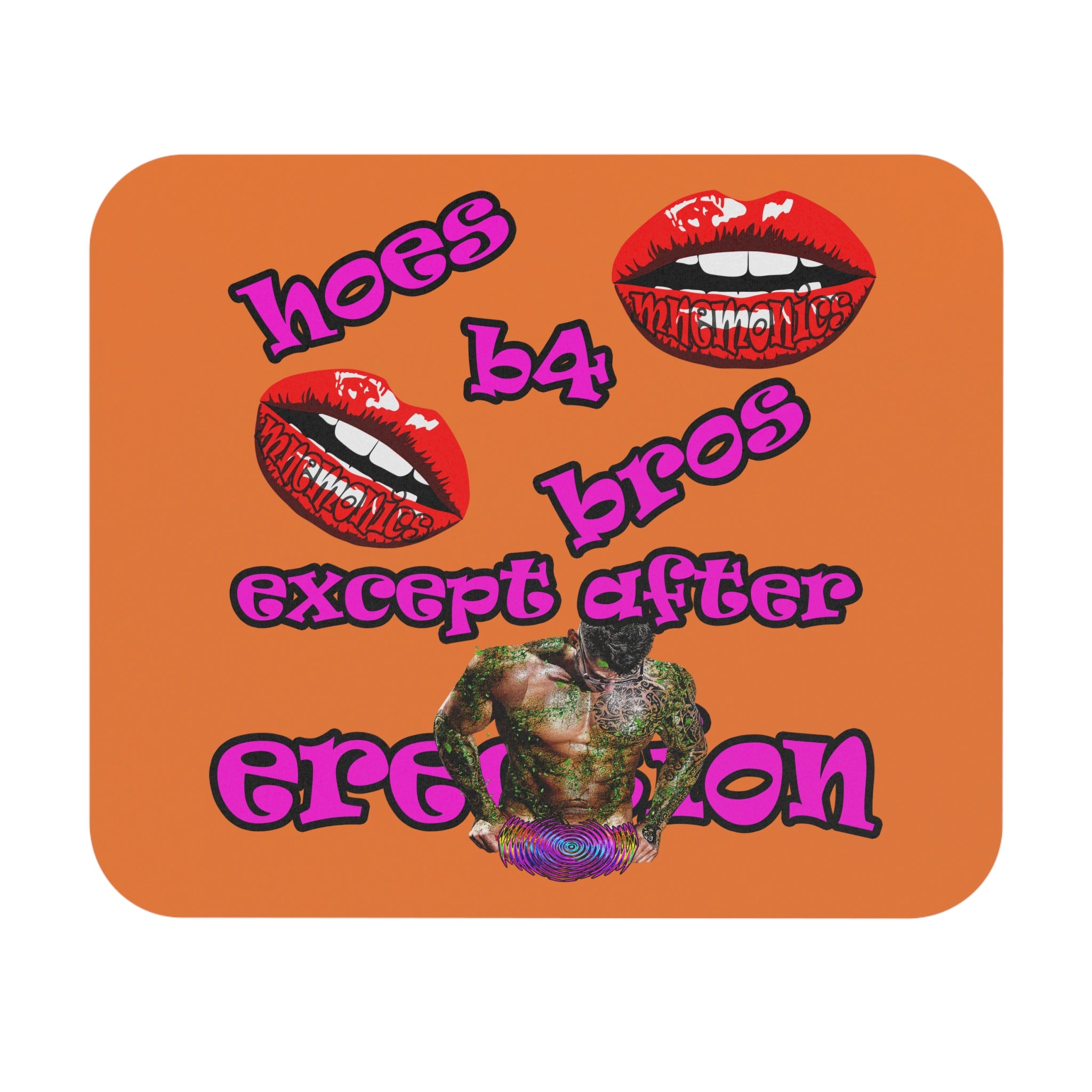 hoes b4 bros - Mouse Pad (Rectangle) (crusta)