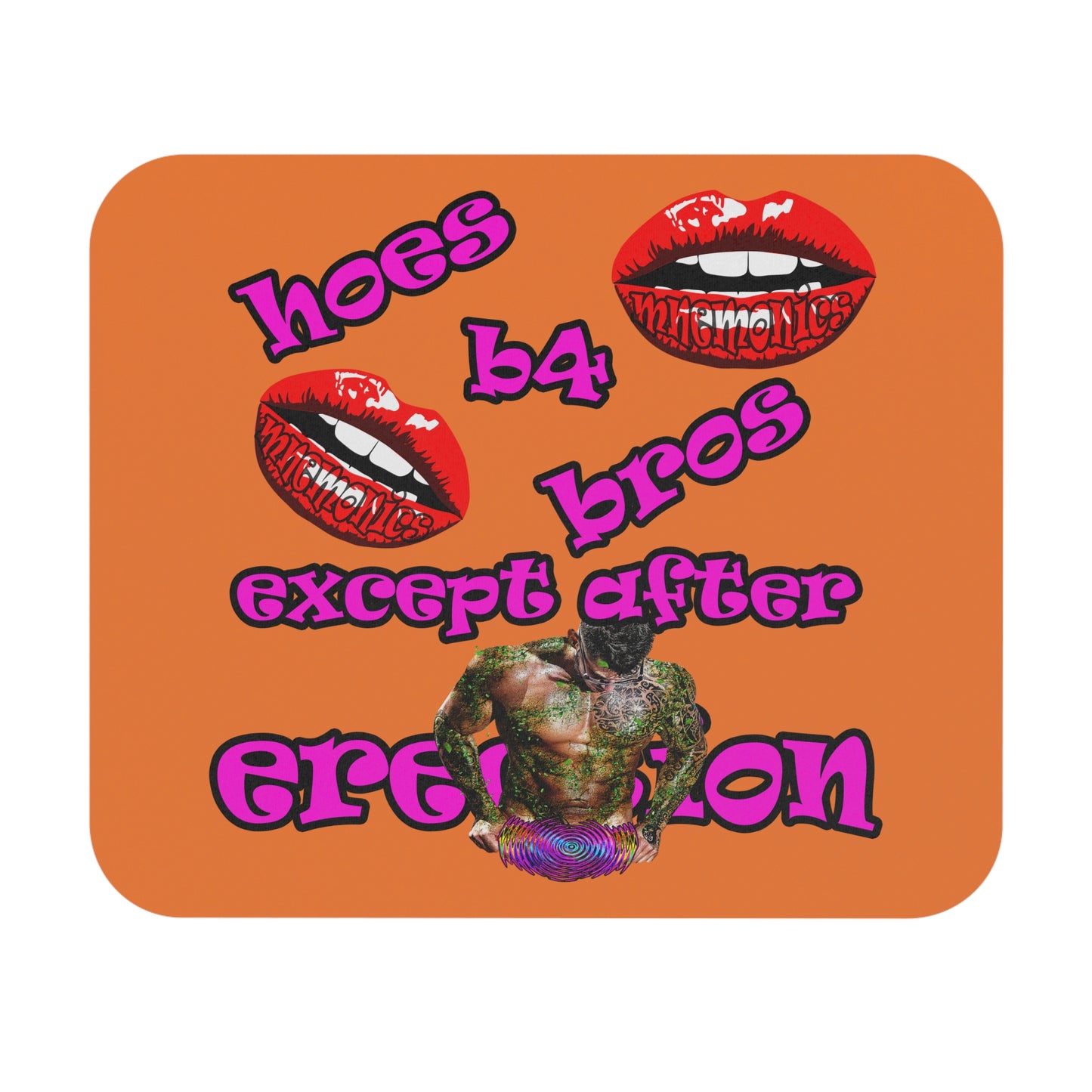 hoes b4 bros - Mouse Pad (Rectangle) (crusta)