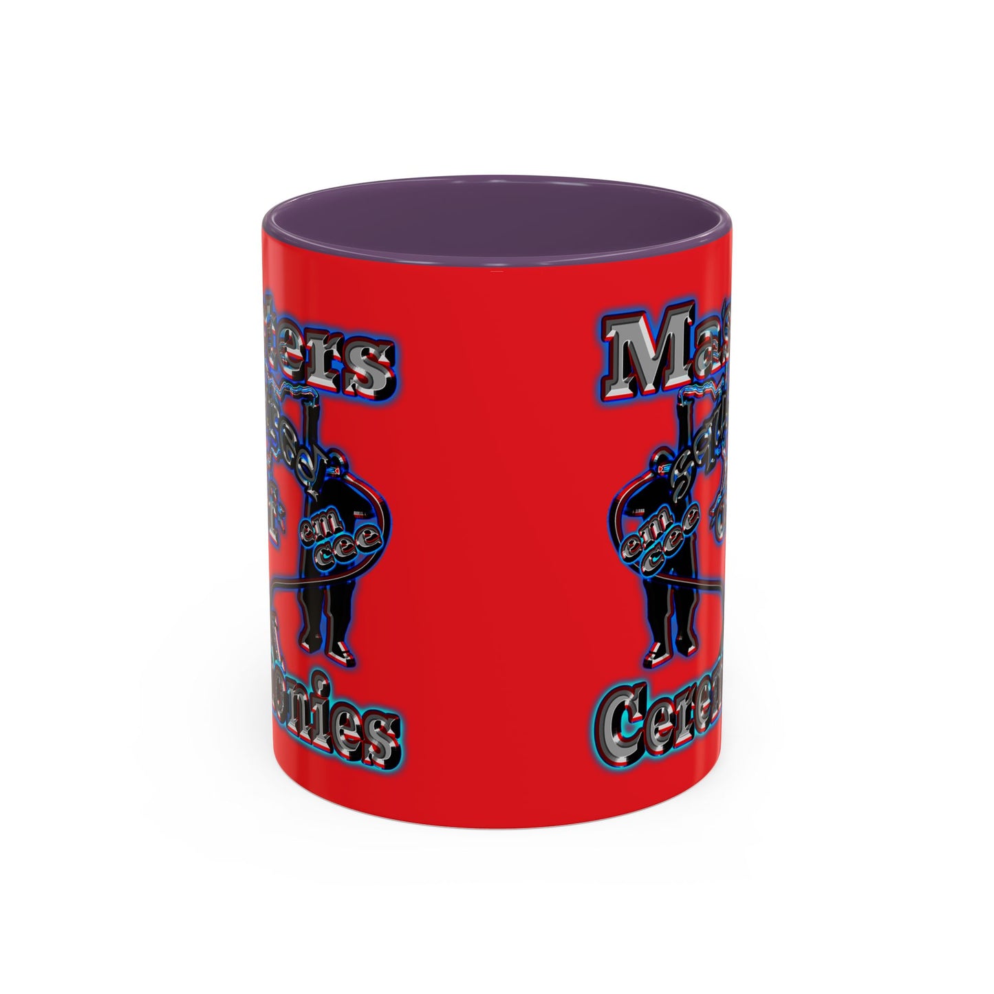 em cee squared - Accent Mug (red)
