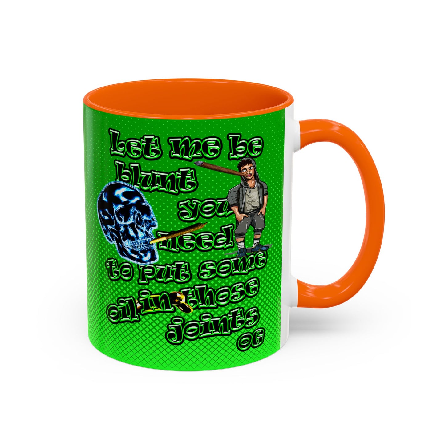 og - Accent Mug (logo green)