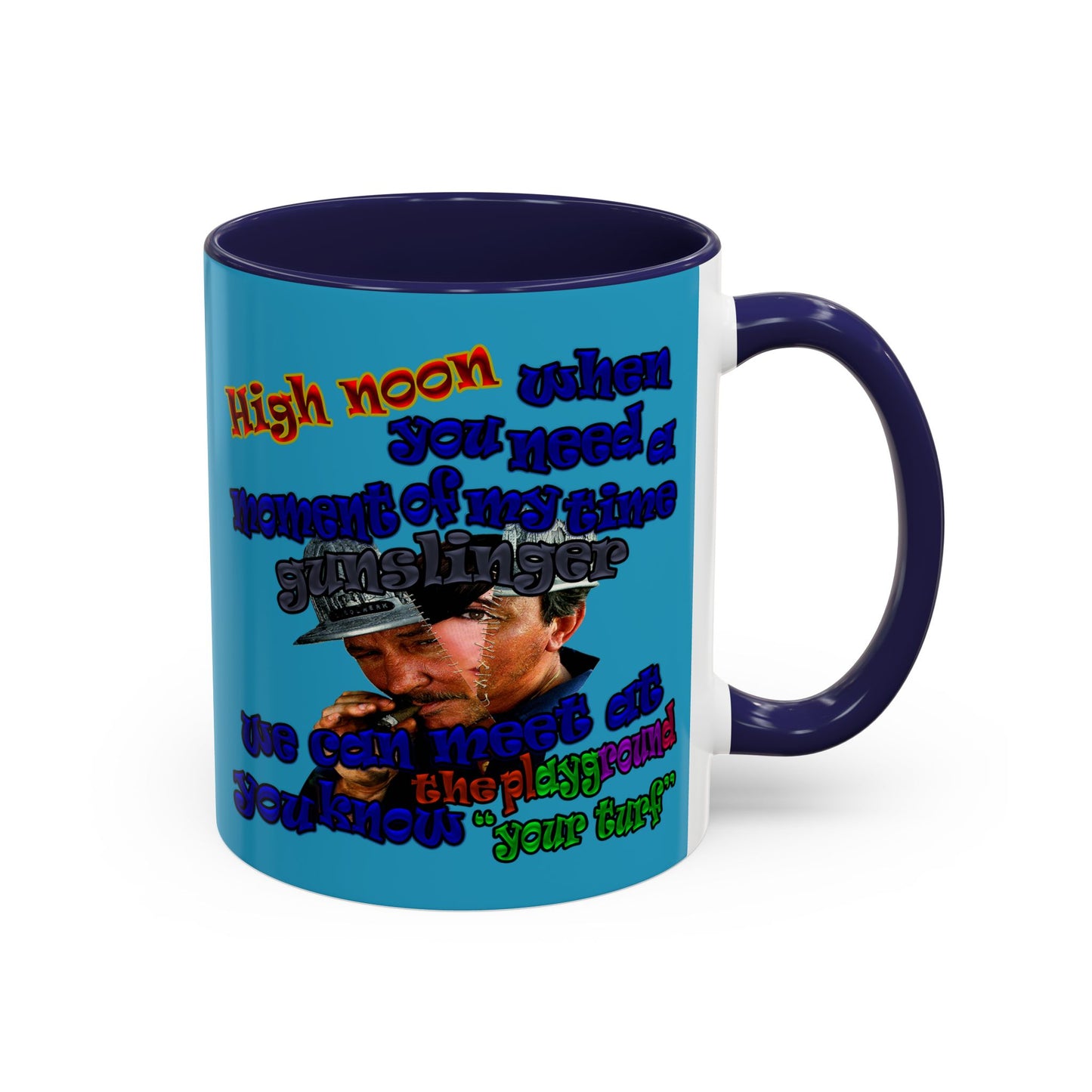 high noon - Accent Mug (turquoise)